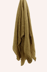 Crinkle Rayon - Dark Beige