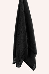 Crinkle Rayon - Black