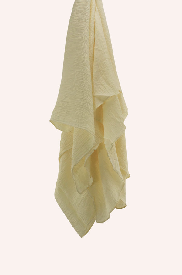 Crinkle Rayon - Butter Cream