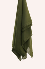 Crinkle Chiffon - Juniper Green