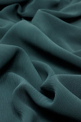 Crinkle Chiffon - Bottle Green