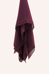 Crinkle Chiffon - Mulberry