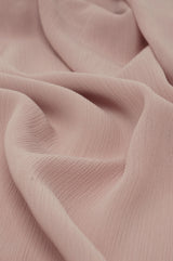 Crinkle Chiffon - Oyster Pink