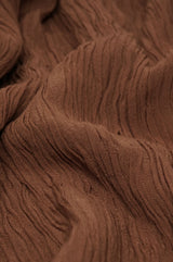Crinkle Rayon - Rose Clay