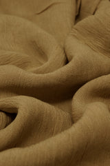 Crinkle Rayon - Dark Beige