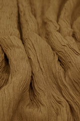 Crinkle Rayon - Tan
