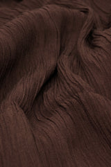 Crinkle Rayon - Brown