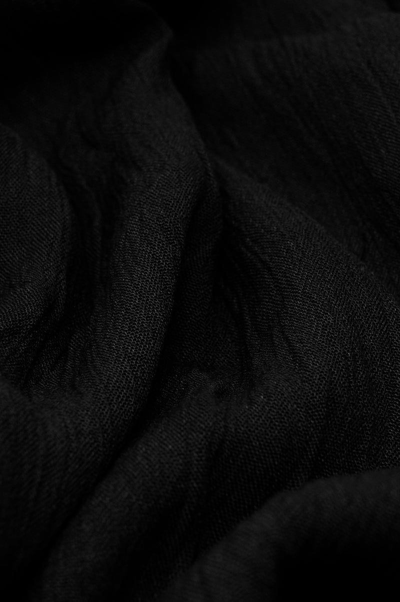 Crinkle Rayon - Black