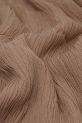 Crinkle Rayon - Soft Mink