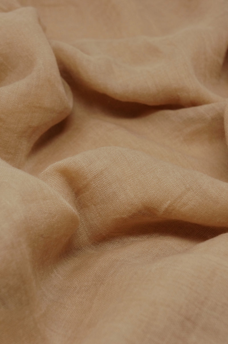 Mixed Fabrics - Nude Brown