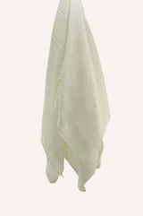 Crinkle Rayon - White