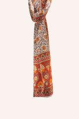 Pure Silk Wool Shawl - Ivory