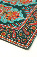 Pure Silk Wool Shawl - Green