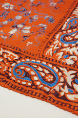 Batik Silk Scarf - Orange