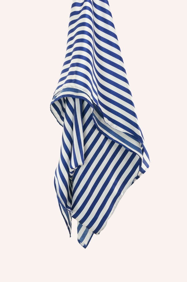 Retro Stripes - Blue & White