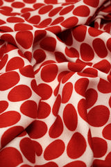 Retro Polka - Red & White