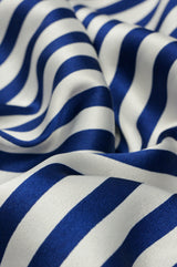 Retro Stripes - Blue & White