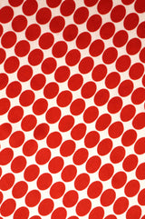 Retro Polka - Red & White
