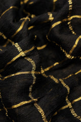 Tissue Benares - Black Checkered