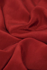 Scarlet Red Gold Piped Sequin