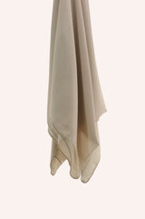 Essential Chiffon - Pebble White