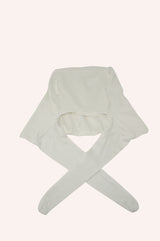 Satin Inner Underscarf - White