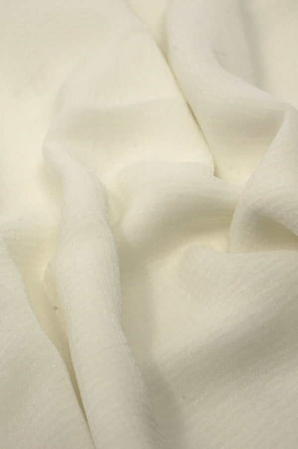 Silk Chiffon - White