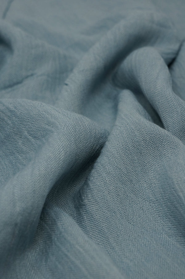Crinkle Rayon - Misty Blue