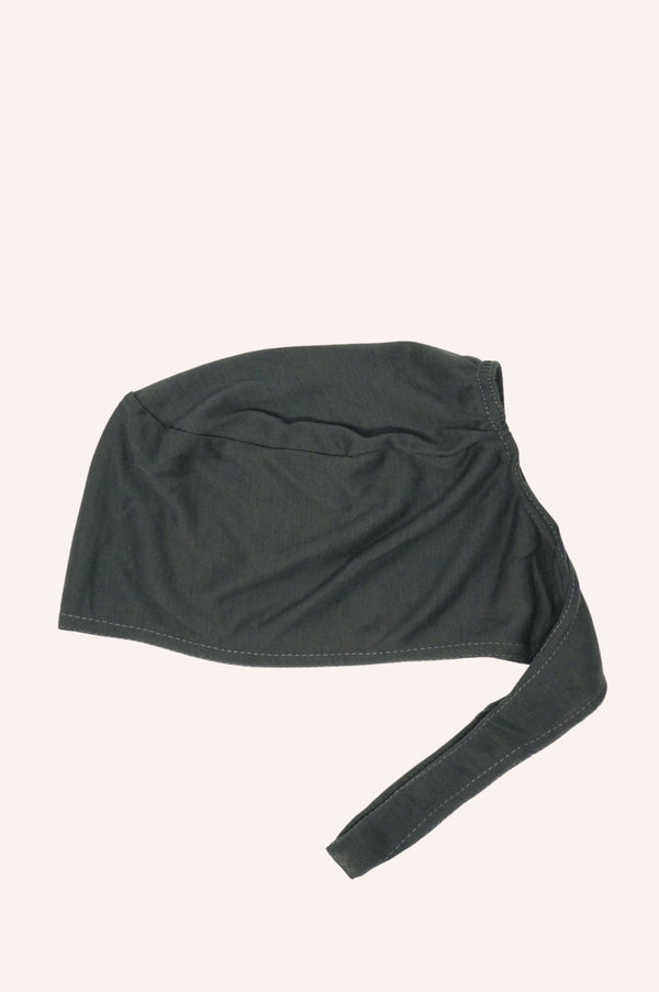 Tie Back Underscarf - Dark Grey