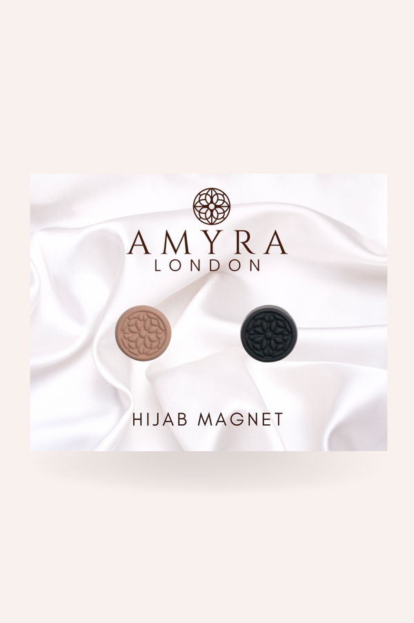 Hijab Magnet - Nude & Black