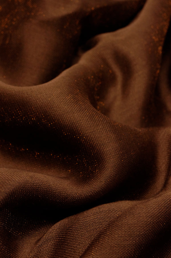 Satin Silk - Metallic Brown