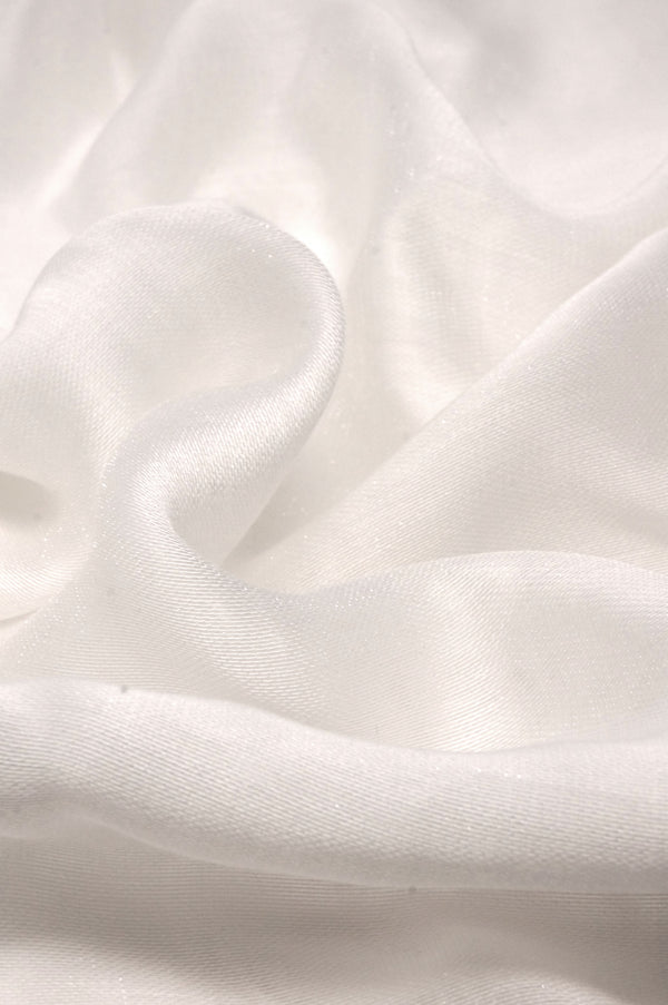 Satin Silk - White